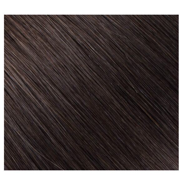 Bellami Silk Seam Clip-In Hair Extensions 18” 140g Mochachino Brown #1C main image 10